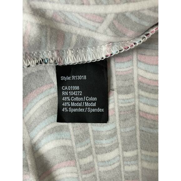 Spanner Women’s Size XS Activewear Jacket Yoga Walking Snap Front Pink Blue Gray - Picture 9 of 11